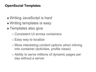 Goodle Developer Days Munich 2008 - Open Social Update