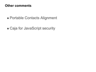 Goodle Developer Days Munich 2008 - Open Social Update