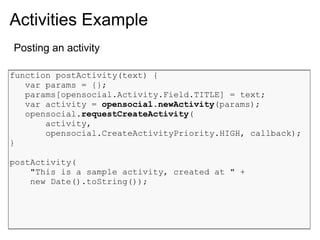 Goodle Developer Days Munich 2008 - Open Social Update
