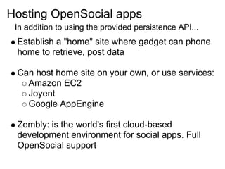 Goodle Developer Days Munich 2008 - Open Social Update