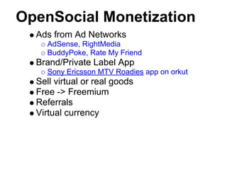 Goodle Developer Days Munich 2008 - Open Social Update