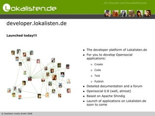Goodle Developer Days Munich 2008 - Open Social Update