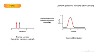 Seção 2 Como IA generativa funciona (short version)!
Ahirton Lopes @ahirtonlopes
 
