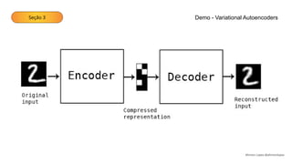 Seção 3 Demo - Variational Autoencoders
Ahirton Lopes @ahirtonlopes
 