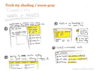 ACTIVITY shading / warm gray
 Trick #3: ONE:




                               Courtesy of Rachel Glaves
 