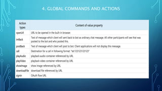 4. GLOBAL COMMANDS AND ACTIONS
 