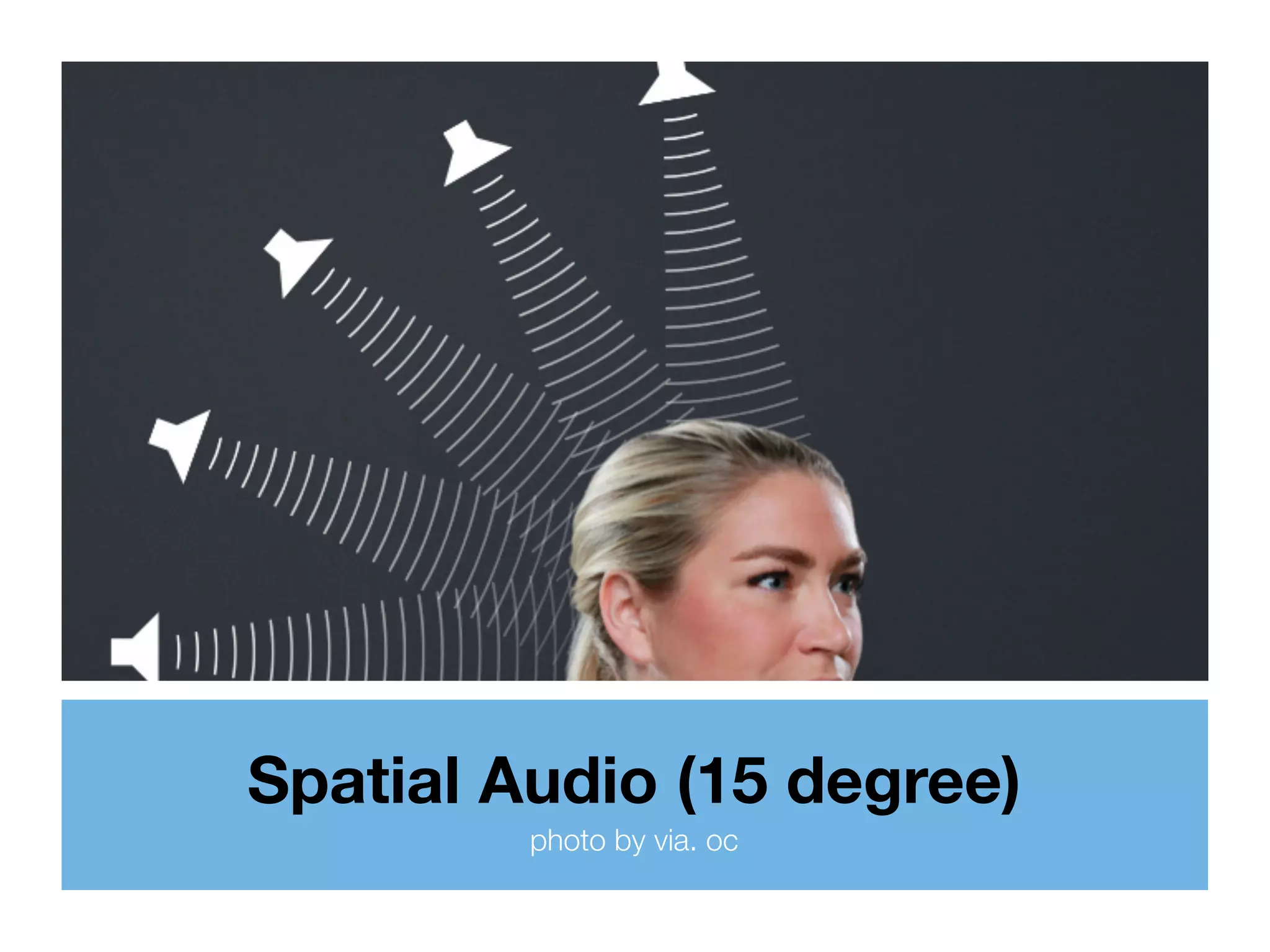 Spatial Audio (15 degree)
photo by via. oc
 