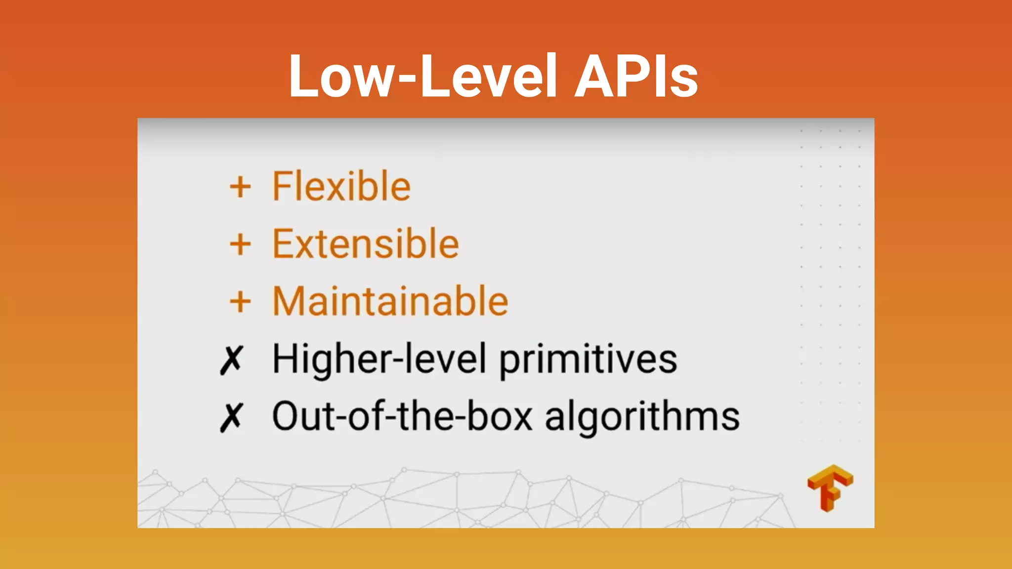 Low-Level APIs
 