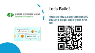Feast of Features: Building Your First API | PDF
