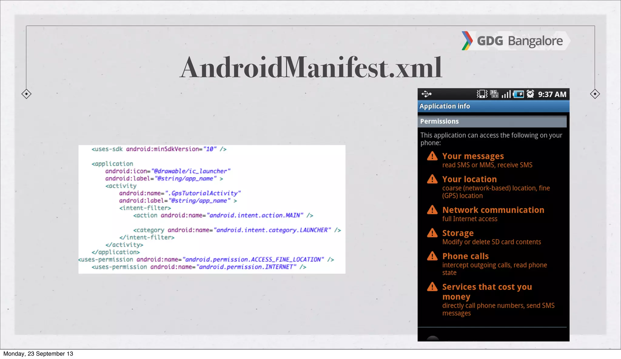 AndroidManifest.xml
Monday, 23 September 13
 