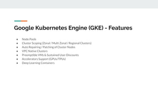 Google Kubernetes Engine (GKE) deep dive | PDF