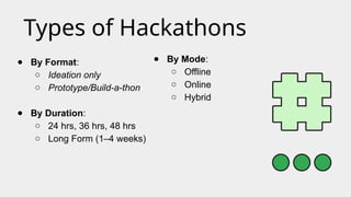 [GDG CU] Google TechSprint x Hackathon 101 Masterclass | PPTX