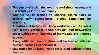 Google Developer Group(GDG) On Campus Info Session PPT 2024 | PPTX