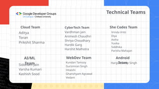 Google Developer Groups On Campus Chitkara University PPT | PPTX