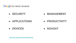 Overview of Android for Work | PDF