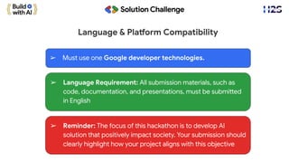 GDG Solution Challenge 2026 Info Session Build with AI Presentation | PPTX