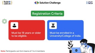 GDG Solution Challenge 2026 Info Session Build with AI Presentation | PPTX