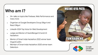 GDG ON CAMPUS NETAJI SUBHASH ENGINEERING COLLEGE BUILDING INTELLIGENT ...