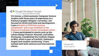 Presentation of google developer groups on campus BNU | PPTX
