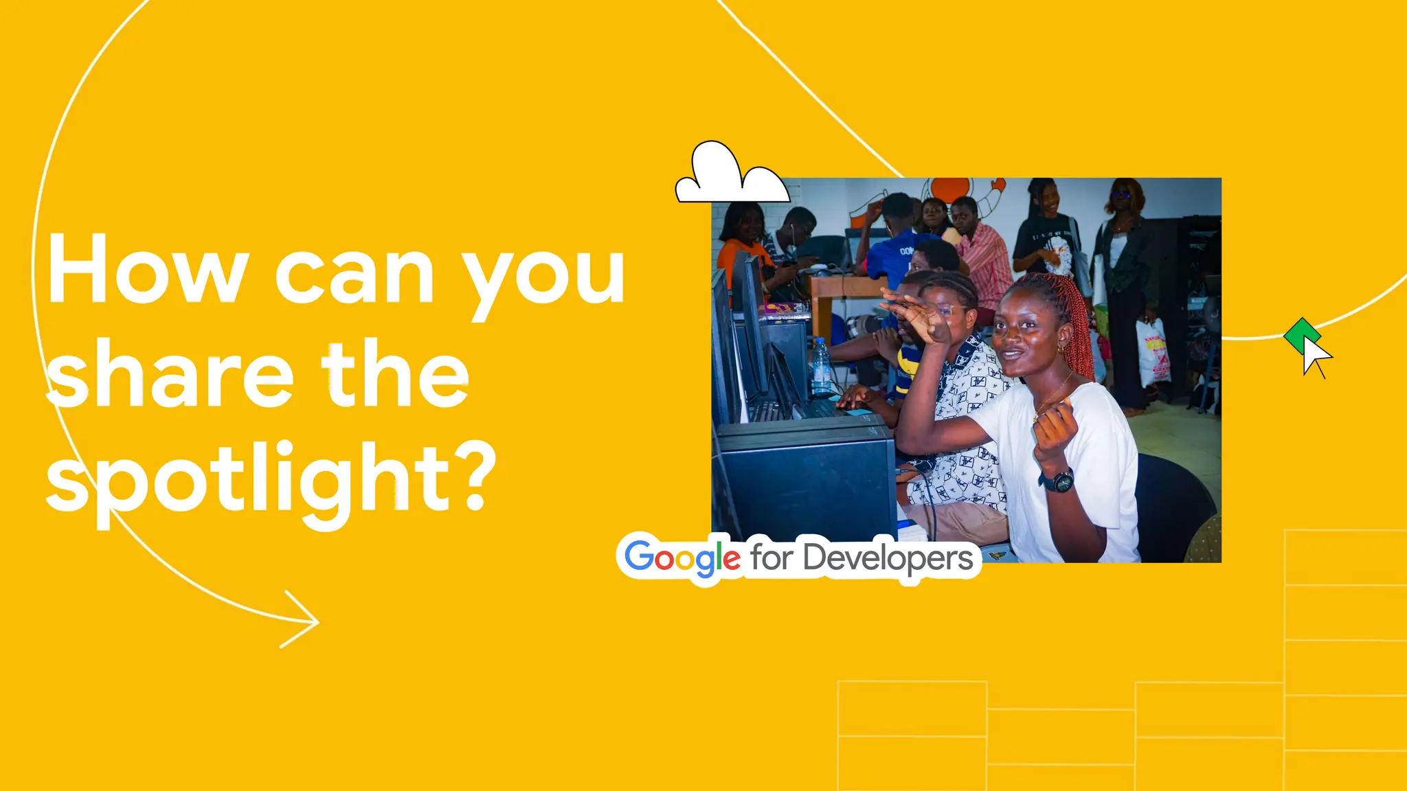 How can you
share the
spotlight?
 