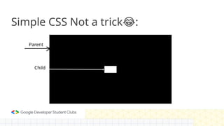 Simple CSS Not a trick :
😂
Parent
Child
 