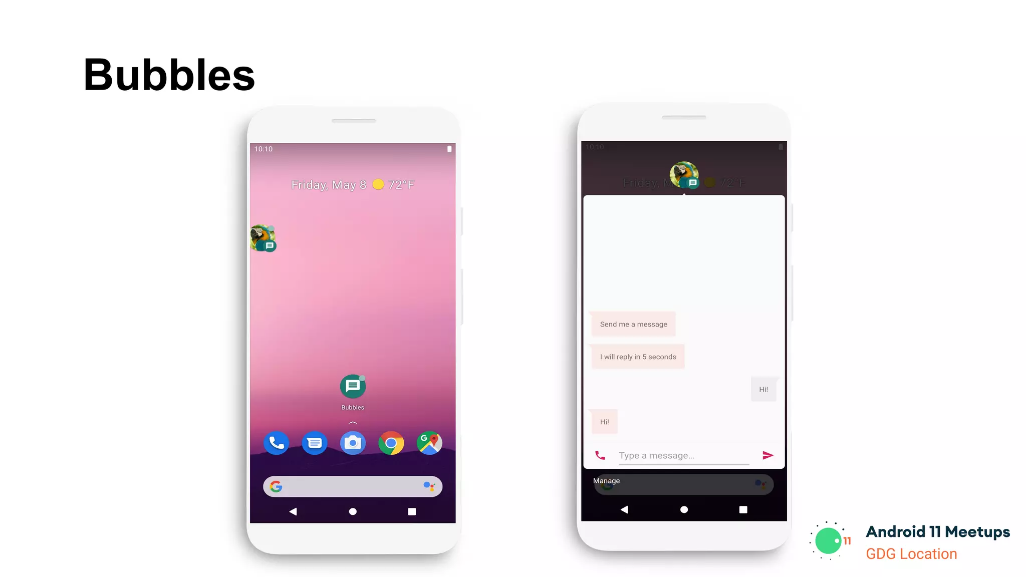 GDG Location
Bubbles
 