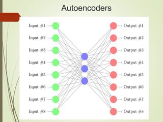 Autoencoders
 
