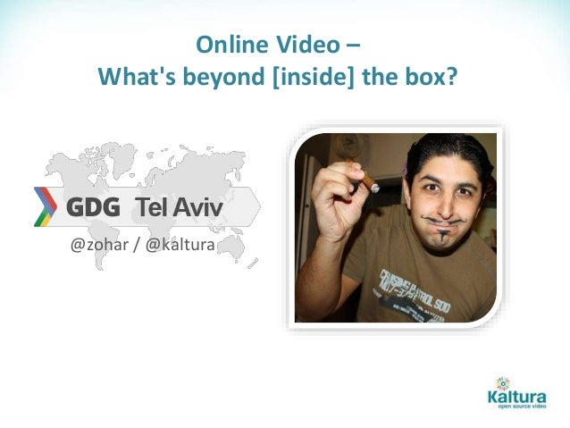 @zohar / @kaltura
Online Video –
What's beyond [inside] the box?
 