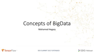 DEV SUMMIT 2017 EXTENDED
Concepts of BigData
Mohamed Hegazy
 