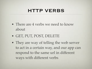 GDI Ruby Class 3: Sinatra