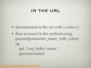 GDI Ruby Class 3: Sinatra