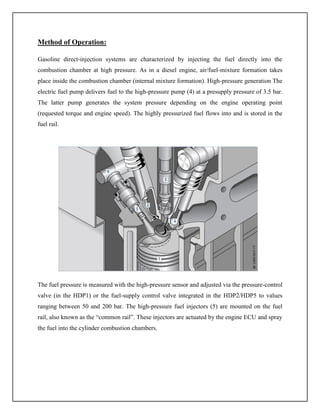 Case study on Gasoline direct Injection engine | PDF