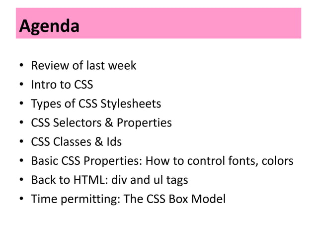 Girl Develop It Cincinnati: Intro to HTML/CSS Class 2 | PDF