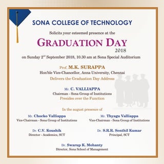 Sona Graduation Day 2018