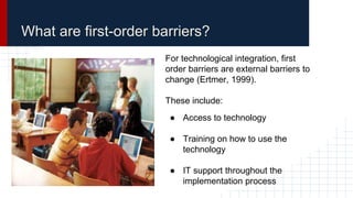 Gdit 706 overcoming barriers-final group project | PPT