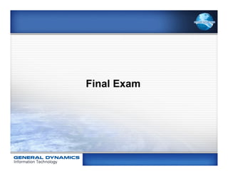 Final Exam
 