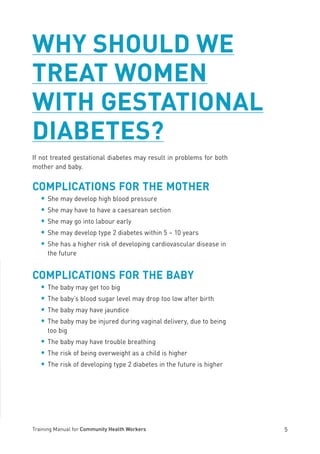 Gestational Diabetes Mellitus training Manual by diabetesasia.org