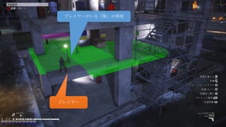 © 2019 SQUARE ENIX CO., LTD. All Rights Reserved. 126
プレイヤー
プレイヤーがいる「階」の領域
 