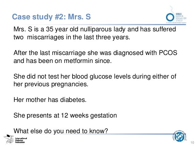case study for gestational diabetes