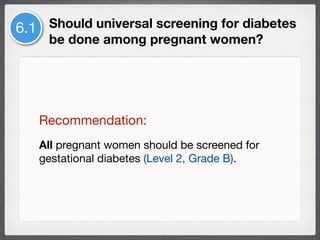 Philippine CPG on Diagnosis & Screening for Gestational Diabetes | PDF