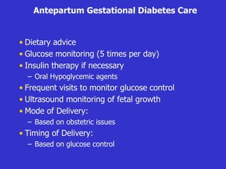 Recent Advances in the Diagnosis and Treatment of Gestational Diabetes ...