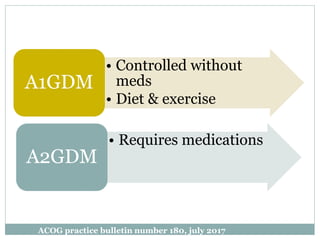 Gestational Diabetes Mellitus | PPTX