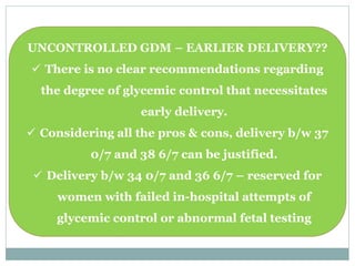 Gestational Diabetes Mellitus