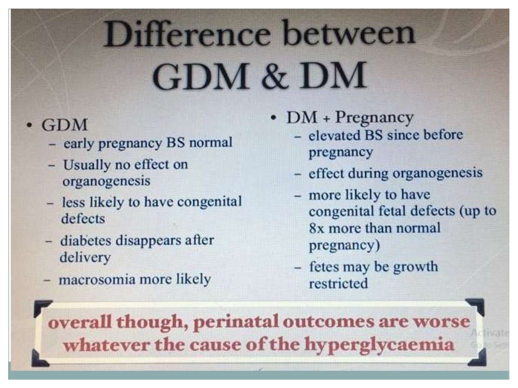 Gestational Diabetes Mellitus