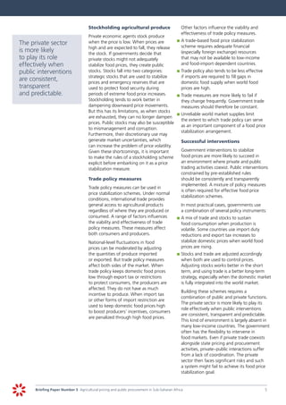 Agricultural pricing and public procurement in Sub-Saharan Africa | PDF