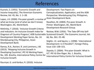Inclusive Growth: Building up a Concept | PPSX