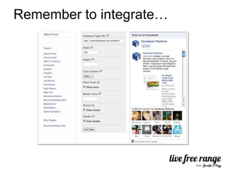 Remember to integrate…
 