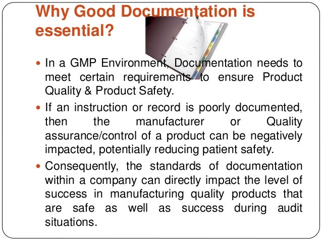Pharmaceutical Documentation