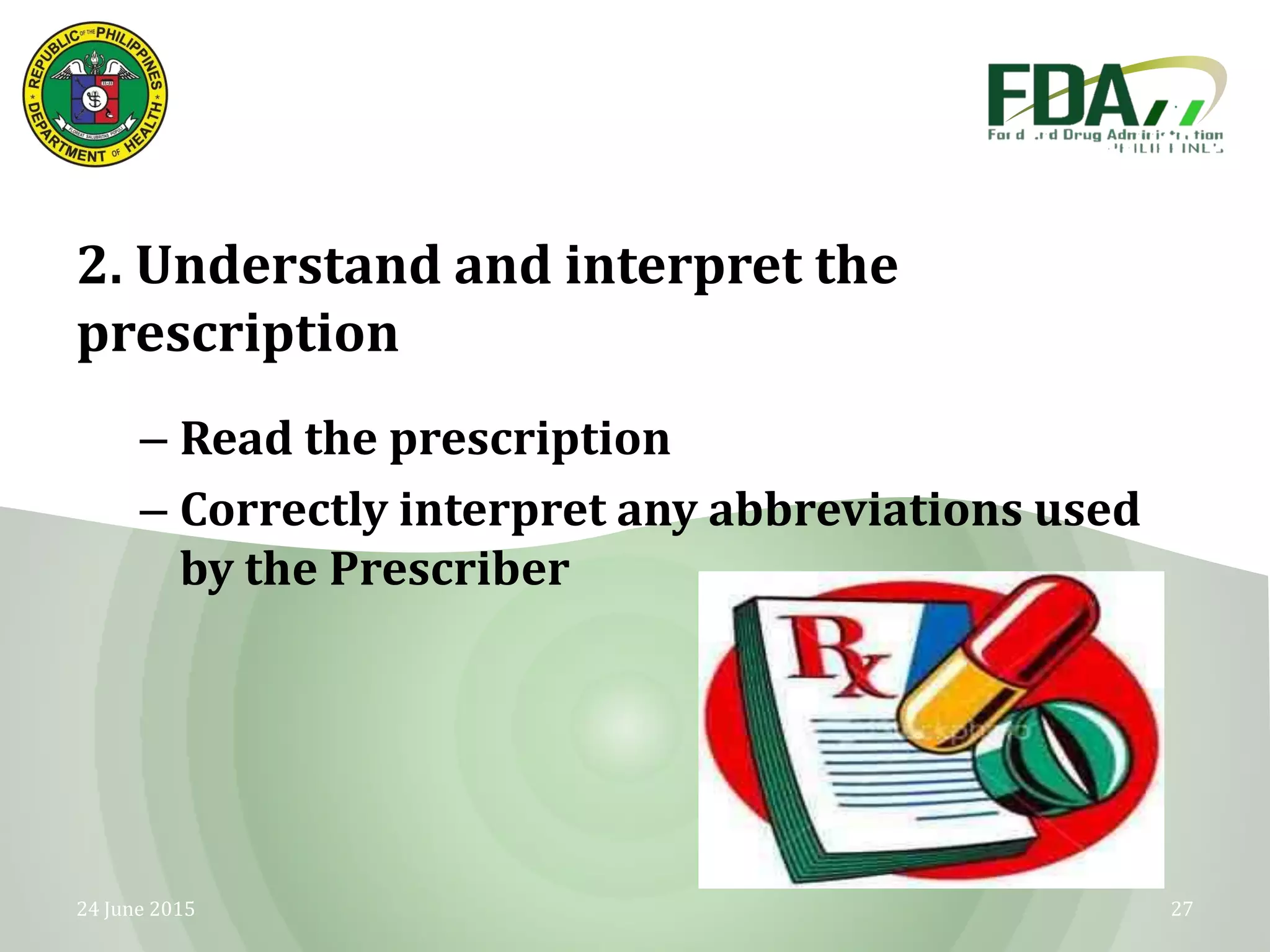 Good Dispensing Practice | PDF