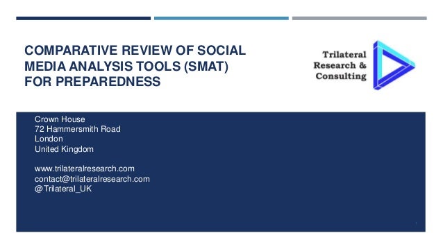 Comparative Review Of Social Media Analysis Tools For Preparedness